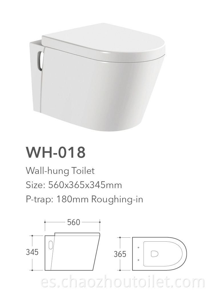 Wh 018 Wall Hung Toilet